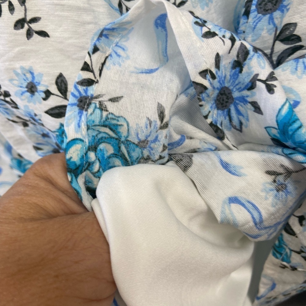Derek Heart Blue and‎ White Floral Dress - Picture 5 of 7